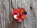 a-typik 天然素材ヤシの種子から出来た椿の花の様なハンドメイドネックレス [ATPIENSAME]