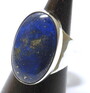 ラピスラズリのオーバルリング 12.5号