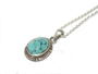 チャイニーズターコイズ・オーバルペンダント