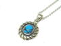 ハウライトターコイズ・ツイストペンダント